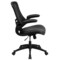 Emma and Oliver Mid-Back Mesh Swivel Ergonomic Task Office Chair with Flip-Up Arms